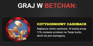 betchan cashback in bonus