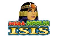 Mega Moolah Isis logo with inscription