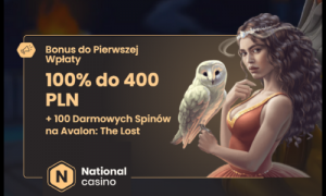 National Casino Welcome Bonus