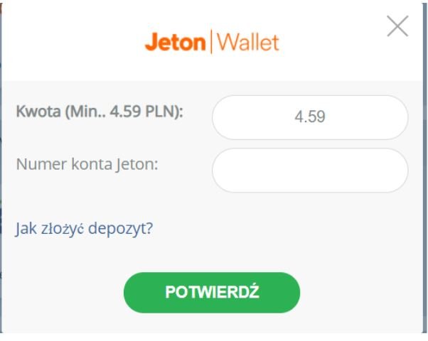 minimum deposit jeton