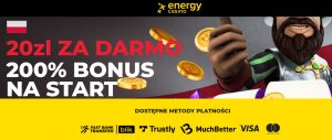 energy casino no Deposit bonus