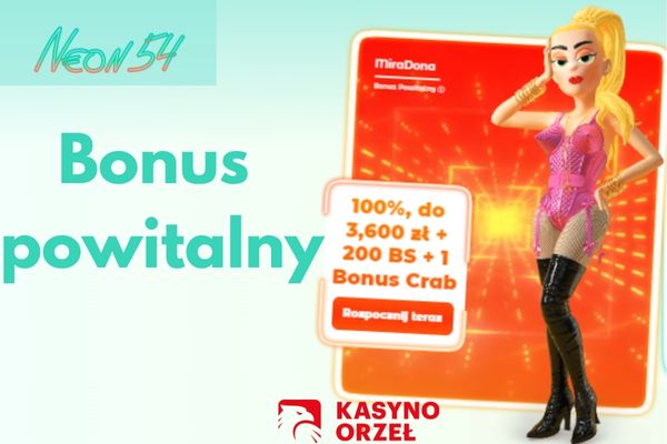 Welcome Bonus at neon54 casino