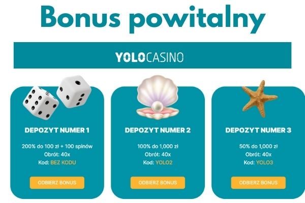 Welcome Bonus at Yolo Casino