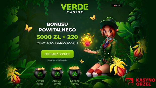 Verde Casino welcome bonus